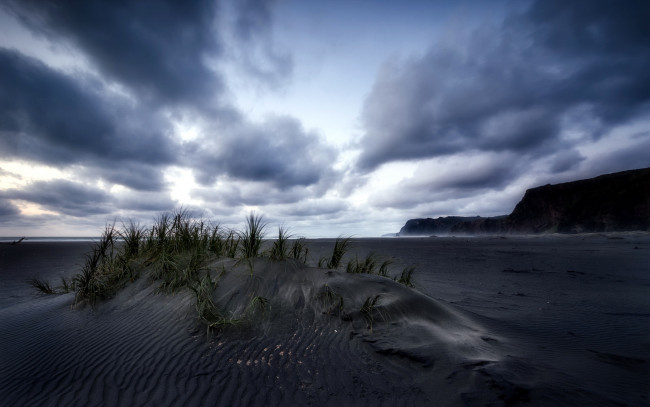 Обои картинки фото природа, побережье, карекэр-бич, новая, зеландия