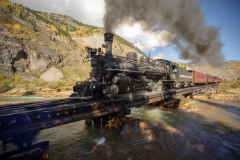 Картинка техника паровозы локомотив состав