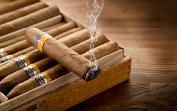 Картинка разное курительные+принадлежности +спички дым сигары