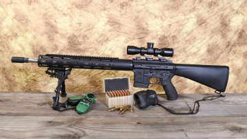 Картинка оружие пулемёты сошка штурмовая винтовка оптика