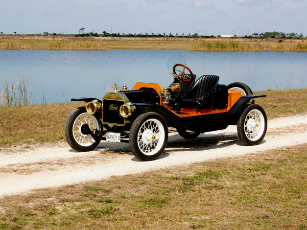 Обои картинки фото 1914, ford, model, speedster, автомобили, классика