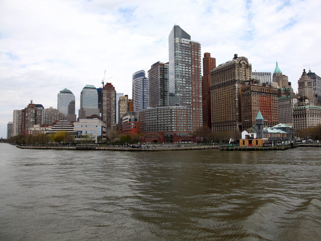 Обои картинки фото манхэттен, нью, йорк, города, сша