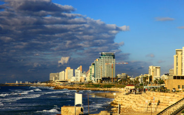 Картинка тель-авив+израиль города -+улицы +площади +набережные israel tel aviv море набережная дома