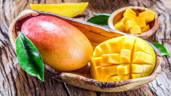 Обои картинки фото еда, манго, фрукт, экзотический