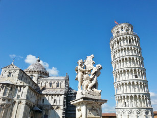 Картинка пиза+италия города пиза+ италия собор башня город пиза