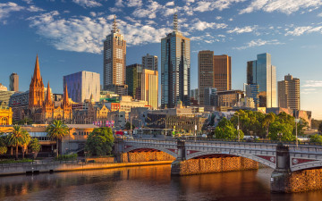 Картинка города мельбурн+ австралия мельбурн