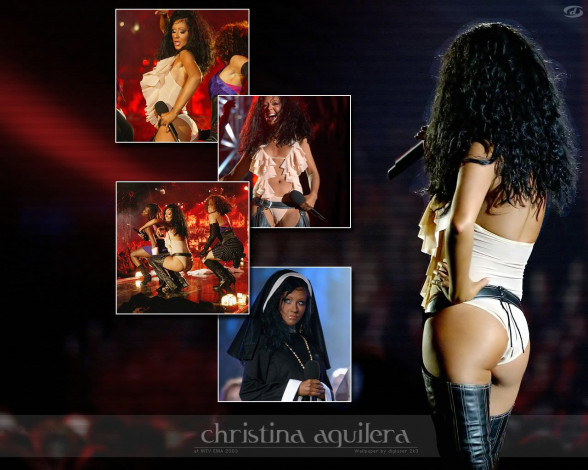Обои картинки фото музыка, christina, aguilera
