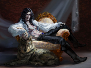 Картинка kate bu рисованные вампир волк