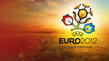 обоя спорт, логотипы, турниров, футбол, ukraine, euro2012, poland, uefa