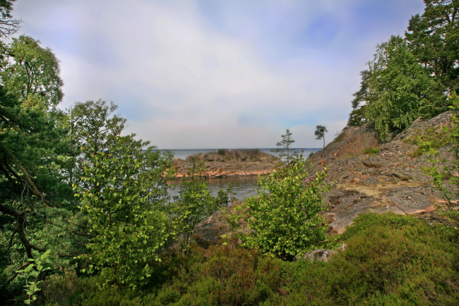 Обои картинки фото швеция, vаrmdо, национальный, парк, природа, озеро, остров