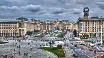 Картинка города киев украина площадь независимости центр здания