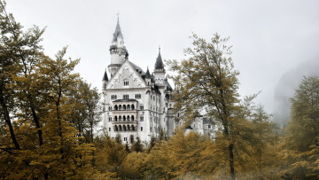 Картинка города замок+нойшванштайн+ германия germany neuschwanstein castle