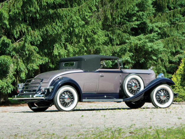 Обои картинки фото автомобили, packard, 902-509, roadster, coupe, standard, eight, 1932г