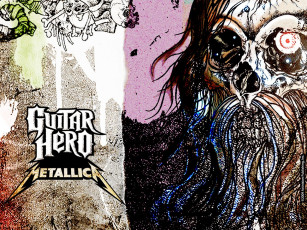 Картинка guitar hero metallica видео игры