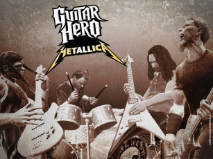 Картинка видео игры guitar hero metallica