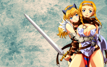 Картинка аниме queen`s blade мечь девушкт