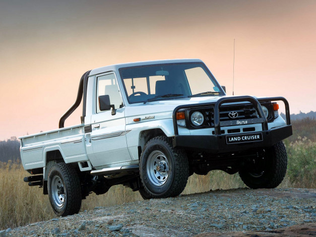 Обои картинки фото toyota, land, cruiser, pickup, автомобили