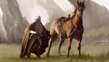 Картинка рисованные живопись лошадь