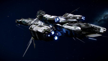 Картинка видео+игры star+citizen вселенная полет космический корабль