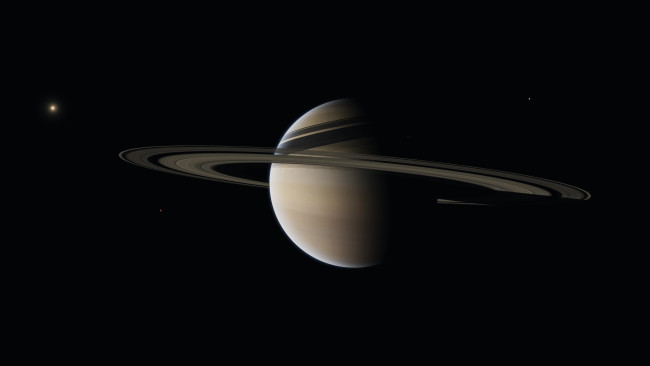 Обои картинки фото космос, сатурн, кольца, планета