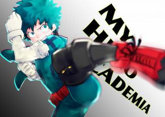 Картинка аниме boku+no+hero+academia парень