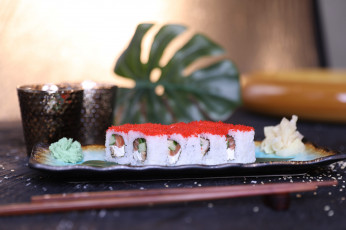 Картинка еда рыба +морепродукты +суши +роллы палочки роллы рис лосось икра
