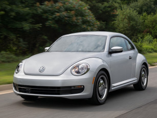 Картинка автомобили volkswagen 2015г beetle classic светлый