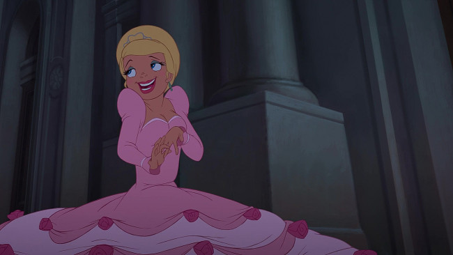 Обои картинки фото мультфильмы, the princess and the frog, принцесса, девушка, платье