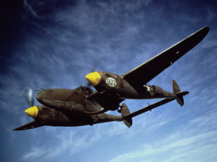 Картинка авиация боевые самолёты p-38+lightning
