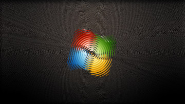 Картинка компьютеры windows xp логотип тёмный