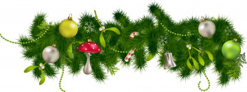 Картинка праздничные векторная+графика+ новый+год игрушки шары ветки
