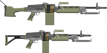Картинка рисованное армия автомат