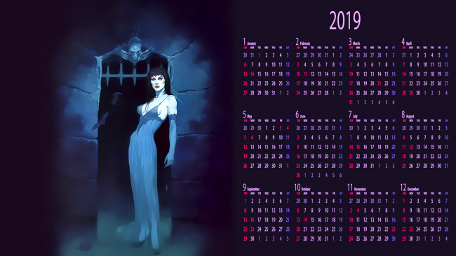 Обои картинки фото календари, фэнтези, женщина, взгляд