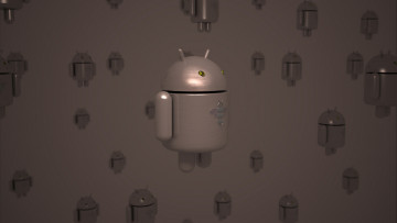 Картинка компьютеры android много коричневый