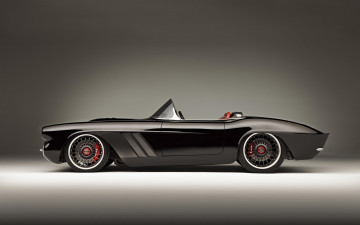 Картинка автомобили corvette атомобиль темный фон
