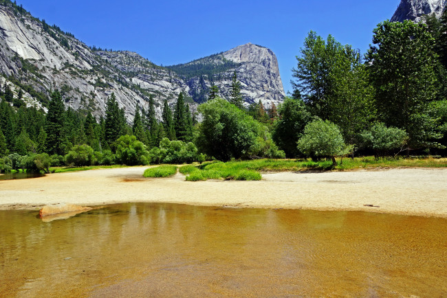 Обои картинки фото california, yosemite, national, park, природа, реки, озера, парк, горы, лес, озеро