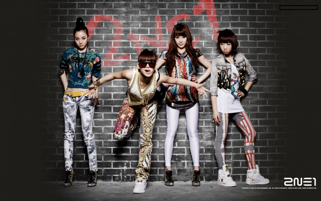 Обои картинки фото музыка, 2ne1, девушки, поп, k-pop, ритм-н-блюз, корея, хип-хоп