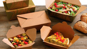 Картинка еда разное запеканка салат пельмени коробки упаковка