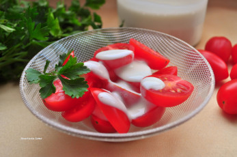 Картинка еда помидоры салат томаты