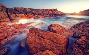 Картинка природа побережье камни вода