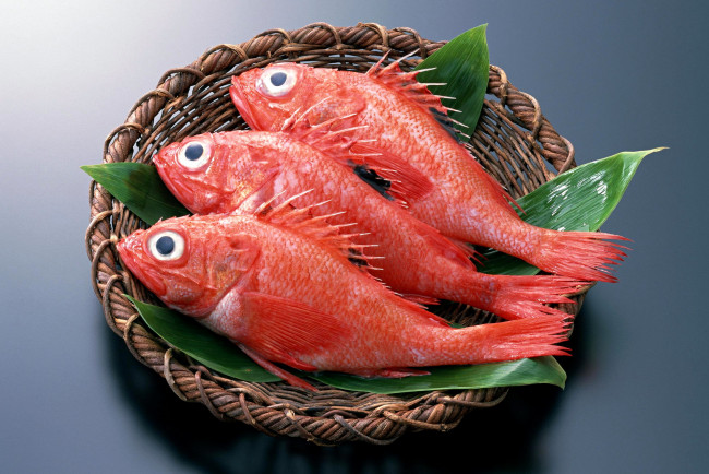 Обои картинки фото еда, рыба, морепродукты, суши, роллы, окуньки