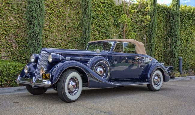 Обои картинки фото 1937 packard 1507 coupe roadster, автомобили, выставки и уличные фото, автошоу, выставка