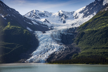 Картинка природа айсберги+и+ледники озеро горы ледник