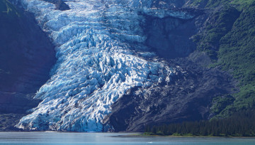 Картинка природа айсберги+и+ледники ледник озеро горы
