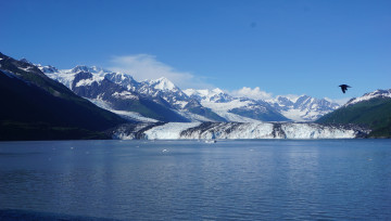 Картинка природа побережье ледник озеро горы