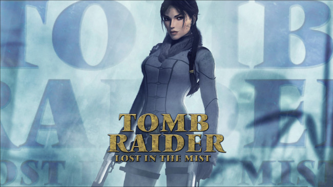 Обои картинки фото видео игры, tomb raider 2013, девушка, униформа, пистолет, взгляд, фон