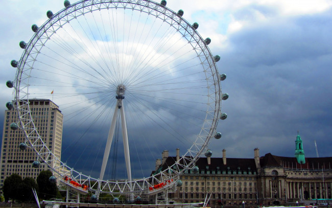 Обои картинки фото города, лондон , великобритания, обозрения, колесо