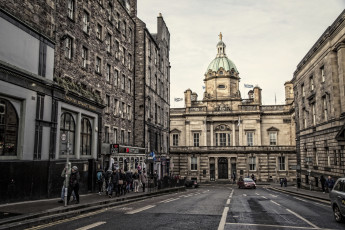 Картинка города эдинбург+ шотландия черно-белое фото