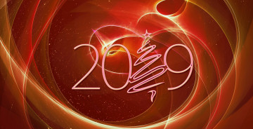 Картинка праздничные 3д+графика+ новый+год цифры фон новый год
