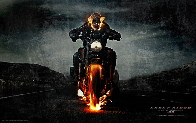 Обои картинки фото ghost, rider, spirit, of, vengeance, кино, фильмы